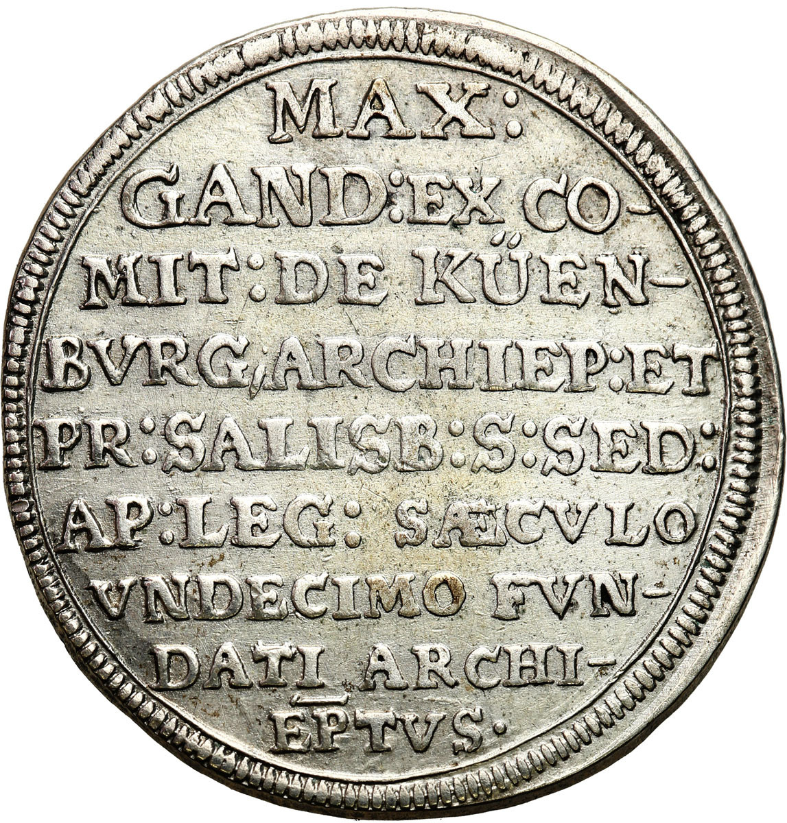 Austria. Maksymilian Gandolf graf Kuenburg (1668-1687). 15 krajcarów 1682, Salzburg - RZADKIE